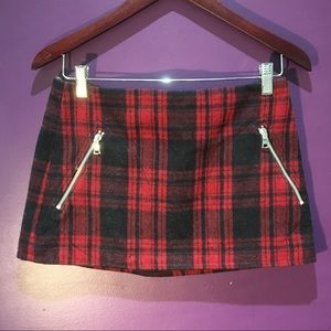 Gap - wool plaid skirt